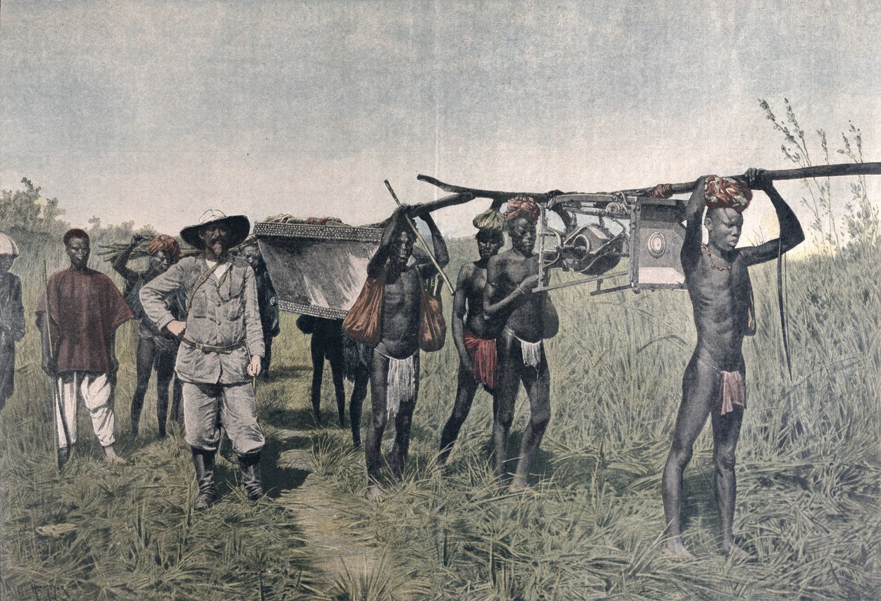 A Convoy on the Marchand Mission in 1898, from Le Petit Journal, 1899 by French School