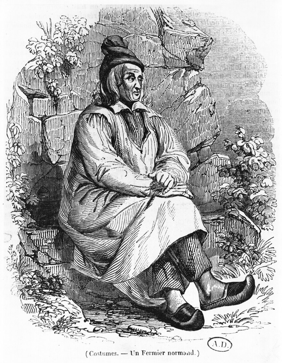 A Farmer from Normandy by French School