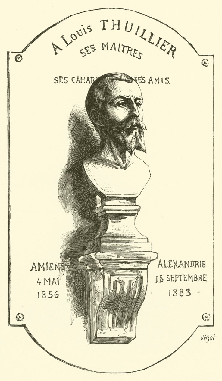 To Louis Thuillier, His Masters by French School