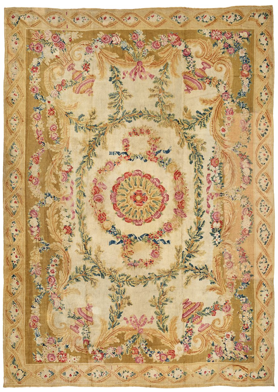 A Louis XVI Aubusson pile carpet, France, late 18th century by French School