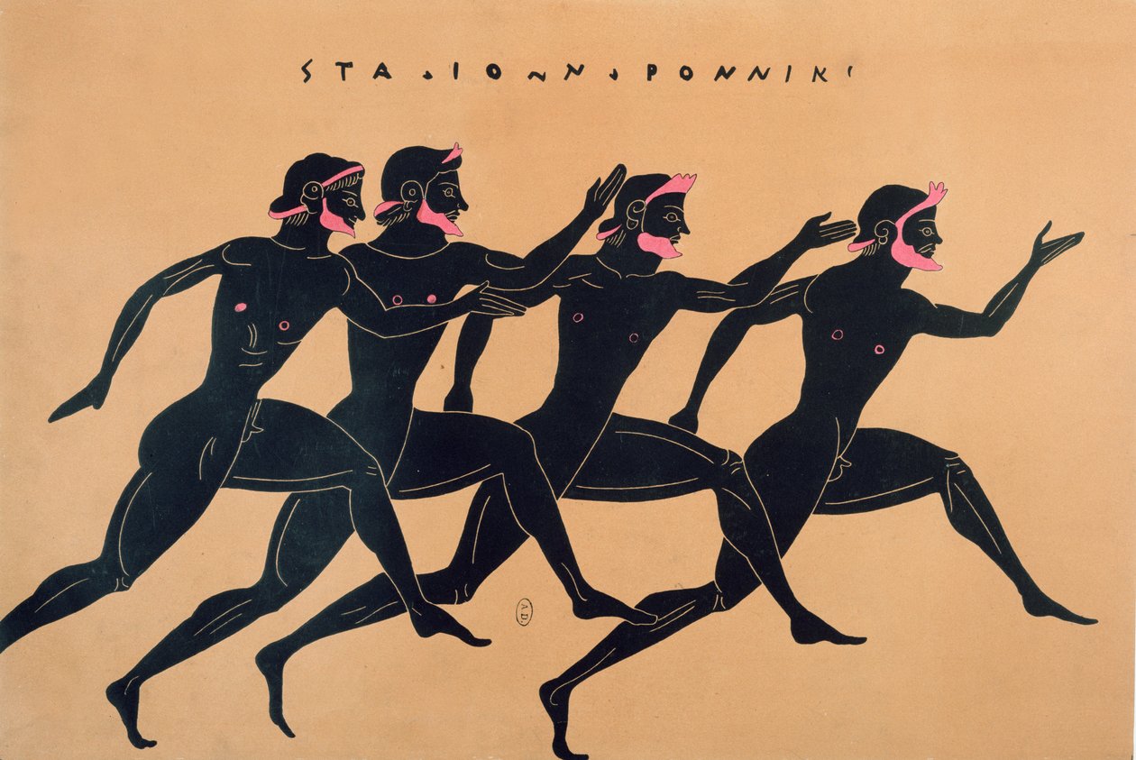 A Race in Ancient Greece by French School