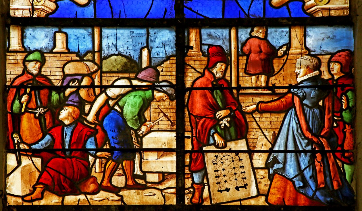 A Church Dedicated to St Julien du Sault (a.k.a. de Brioude) is Built by French School