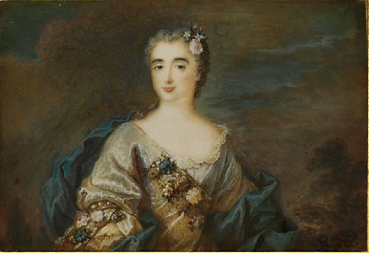 A lady called Louise-Jeanne de Durfot, Duchesse de Mazarin et de la Meilleraye by French School