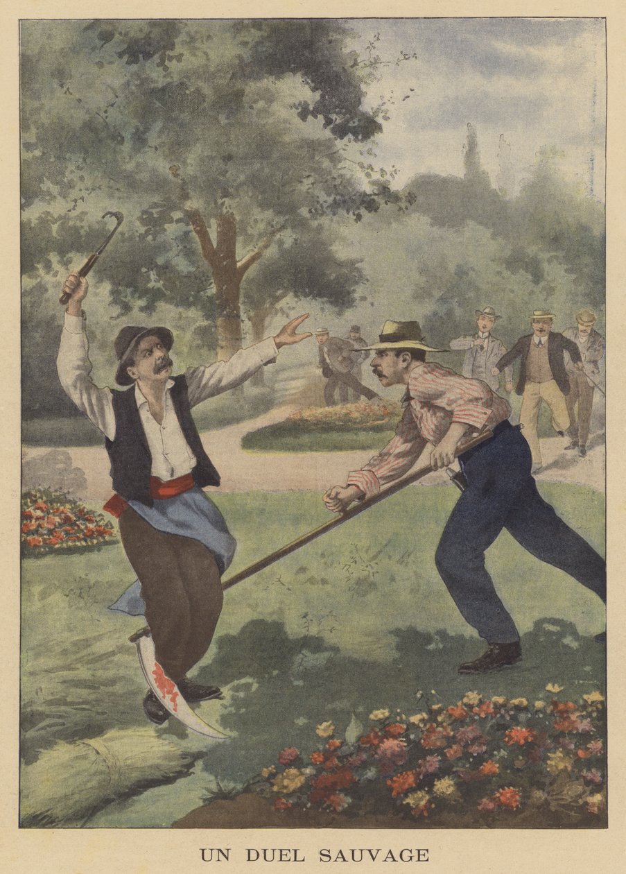 A Savage Duel by French School