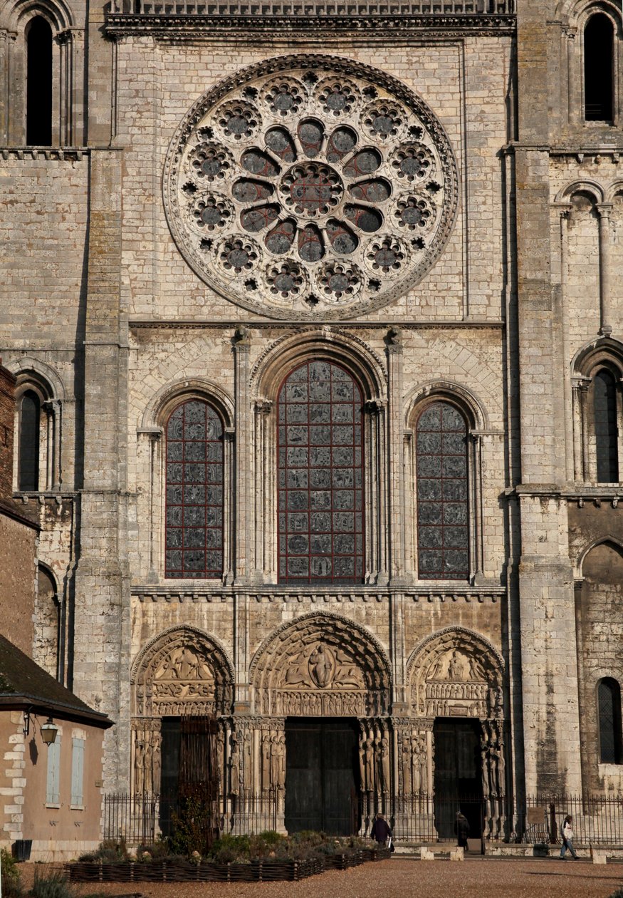 A View of the West Façade by French School