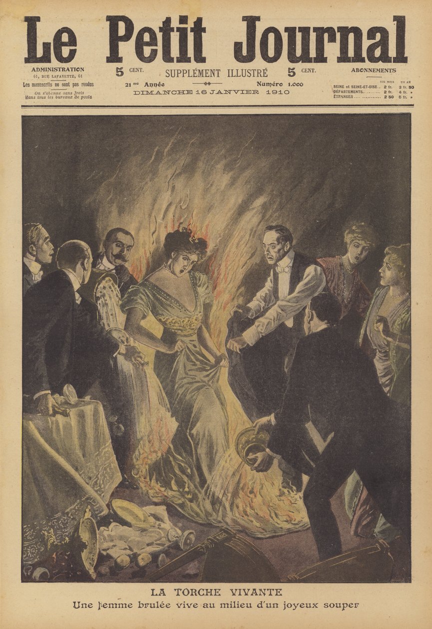 A Woman Accidentally Set on Fire During a New Year