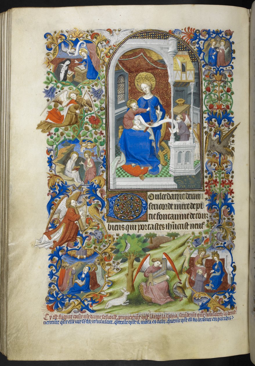 Fifteen Joys of the Virgin Mary, from Book of Hours (The Bedford Hours) by French School