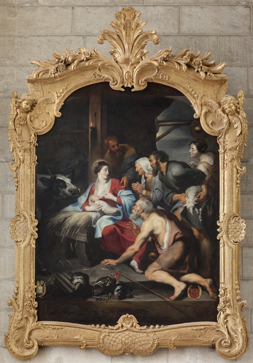 Adoration of the Shepherds by French School