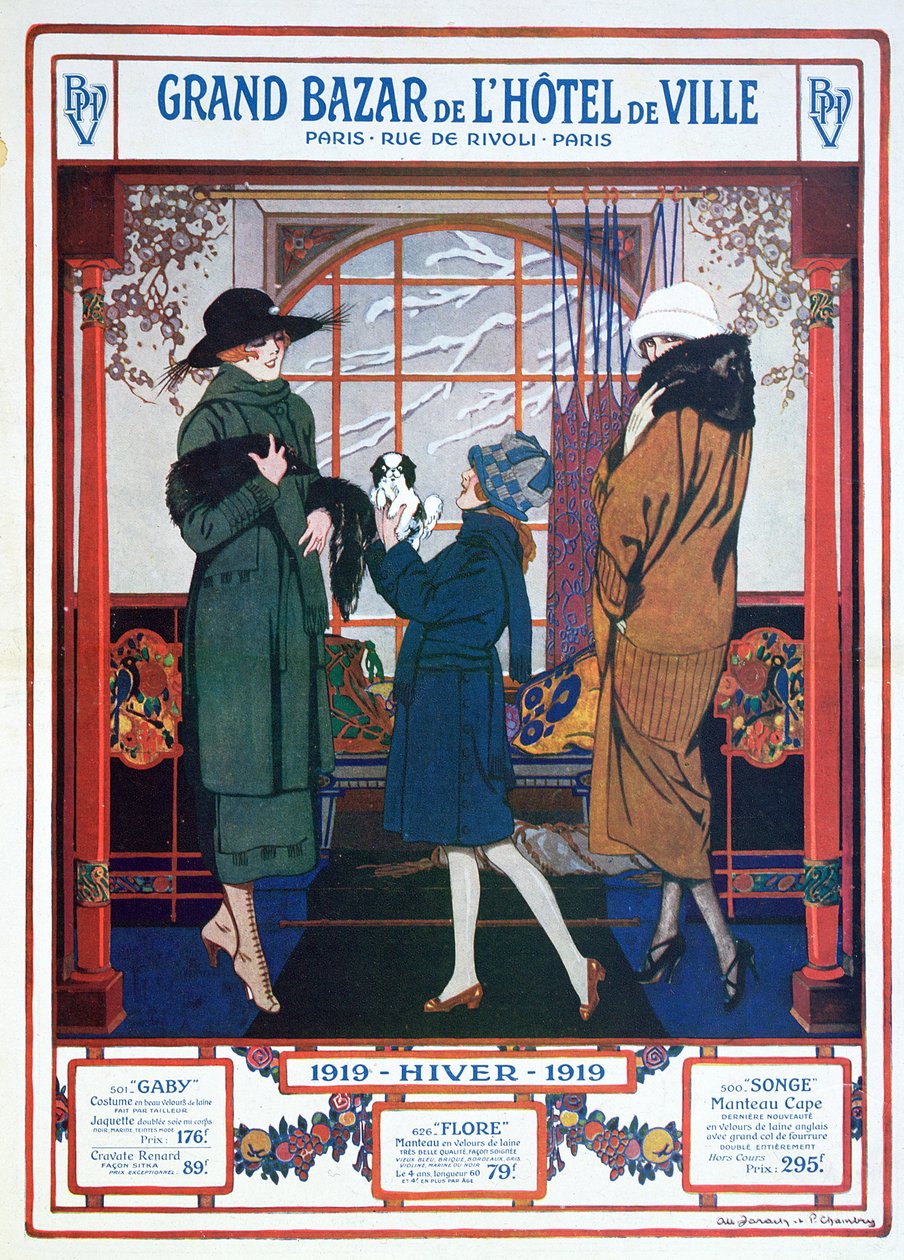 Advertisement for Grand Bazar de l