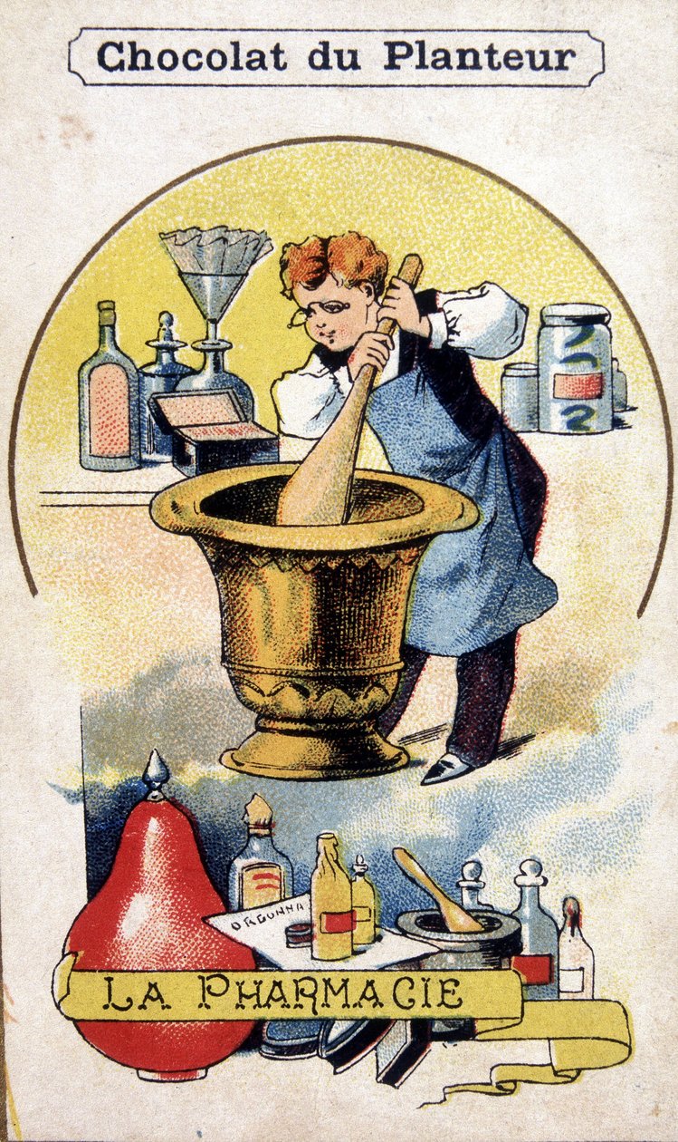 Advertising postcard for the planter