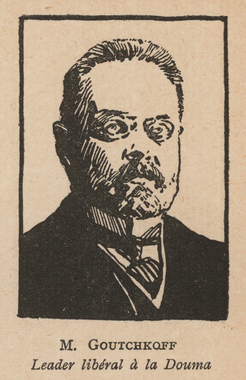 Alexander Guchkov, Russian Octobrist Politician and Chairman of the State Duma by French School