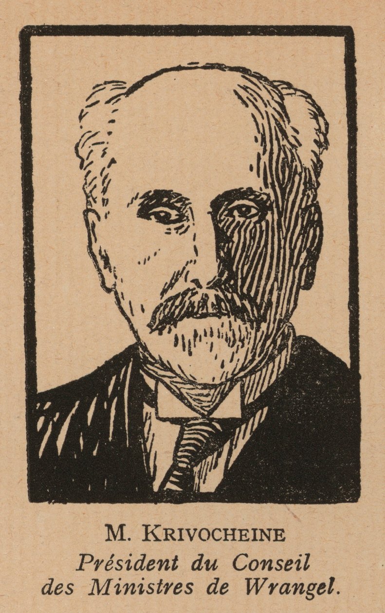 Alexander Krivoshein, Russian Monarchist Politician Who Led the White Russian Government of Pyotr Wrangel in Crimea in the Russian Civil War by French School