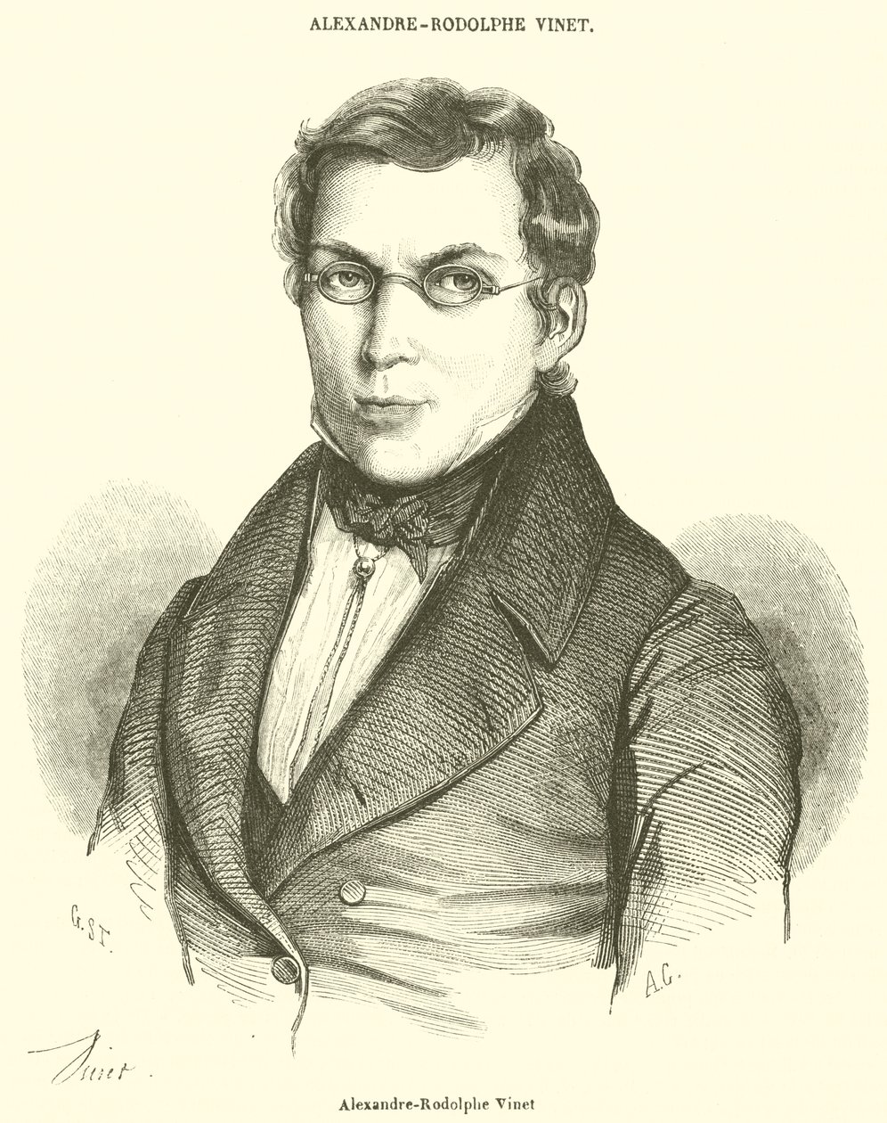 Alexandre-Rodolphe Vinet by French School