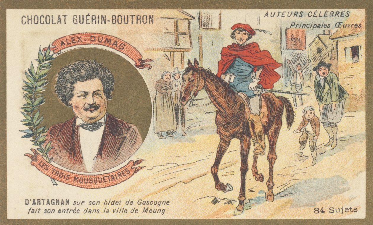 Alexandre Dumas, French writer, author of 