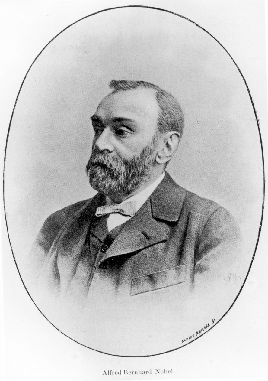 Alfred Bernhard Nobel by French School