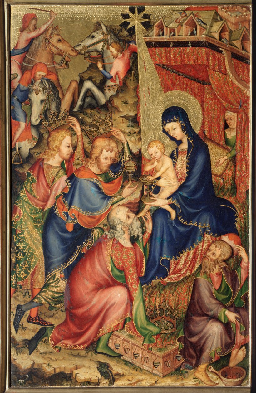 Altarolo del Bargello: Adoration of the Magi by French School