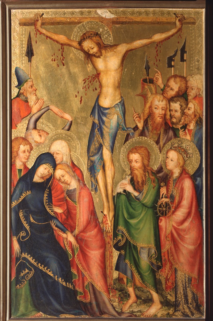 Altarolo del Bargello: Crucifixion by French School