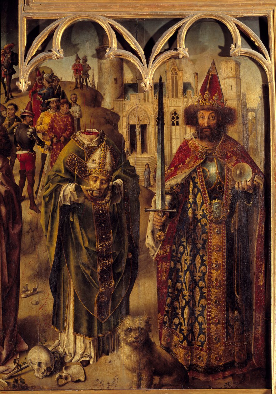 Altarpiece of the Parliament of Paris: (detail) by French School