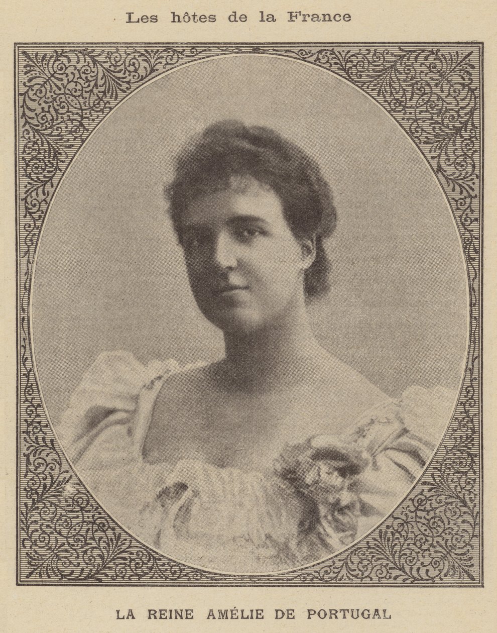 Amelie of Orleans, Queen Consort of King Carlos I of Portugal by French School