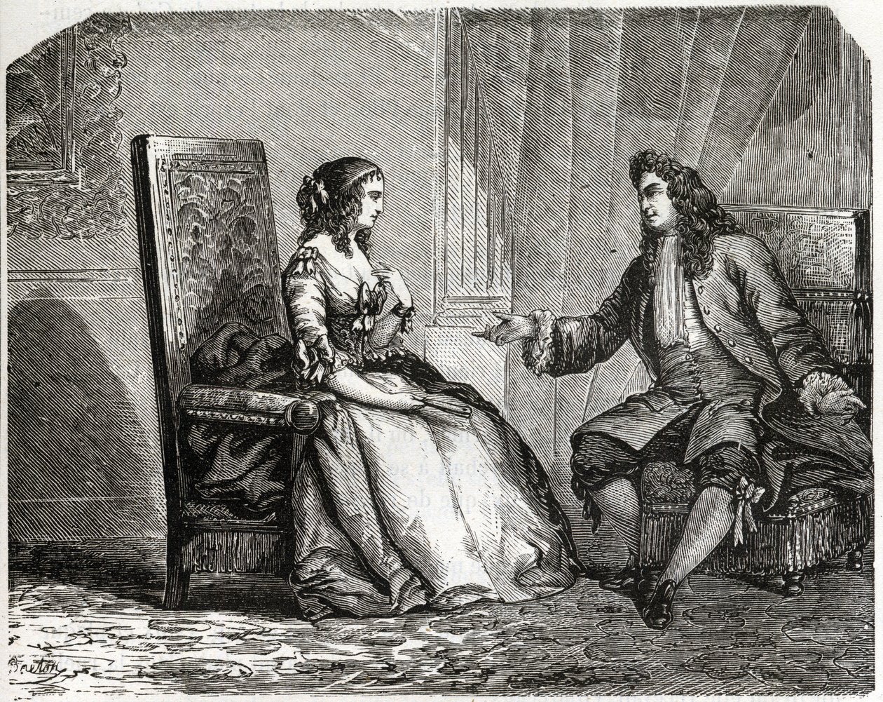 Anne Ninon of the Enclos (or Ninon de Lenclos or Ninon de Lanclos) by French School