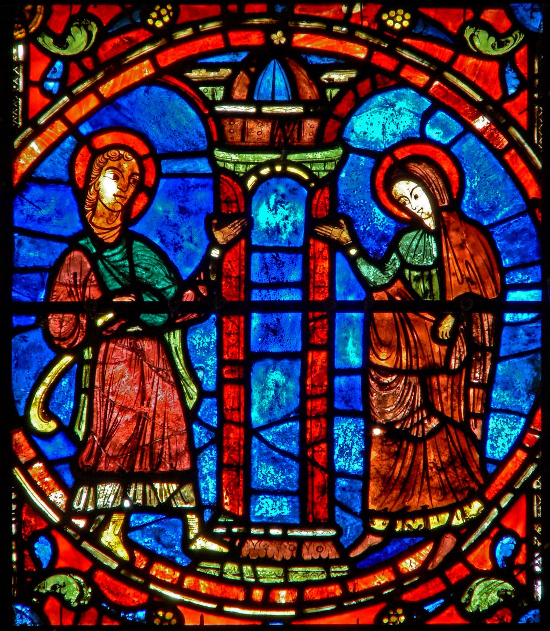 Anne and Joachim at the Golden Gate by French School