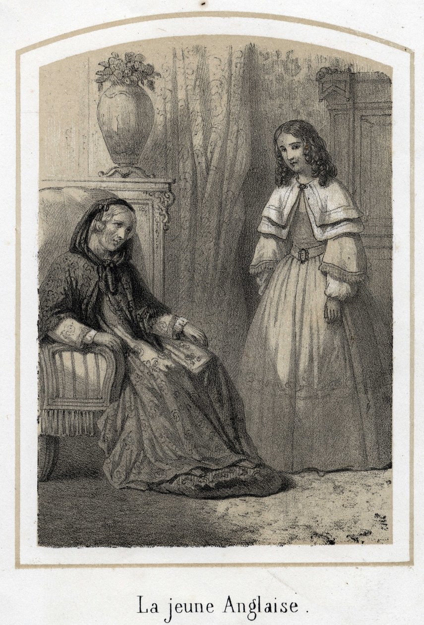 Anonymous engraving from the 19th century by French School
