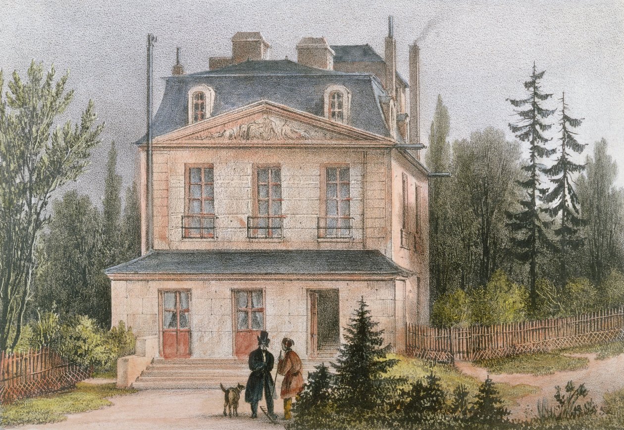 Antoine de Fourcroy at the Jardin des Plantes in Paris by French School