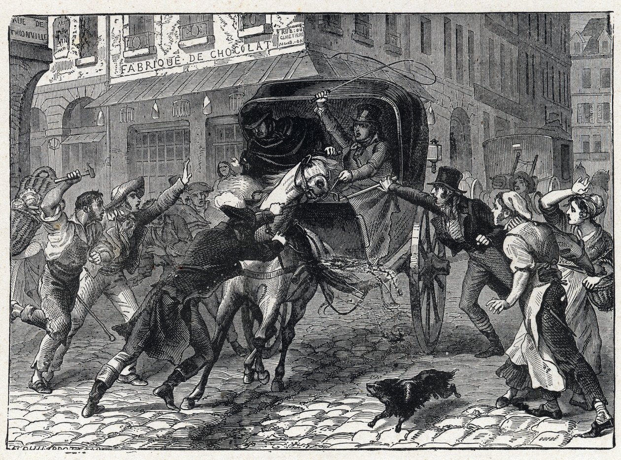 Arrest of Georges Cadoudal (1771-1804), a chief chouan during the Vendee Wars, March 9 by French School