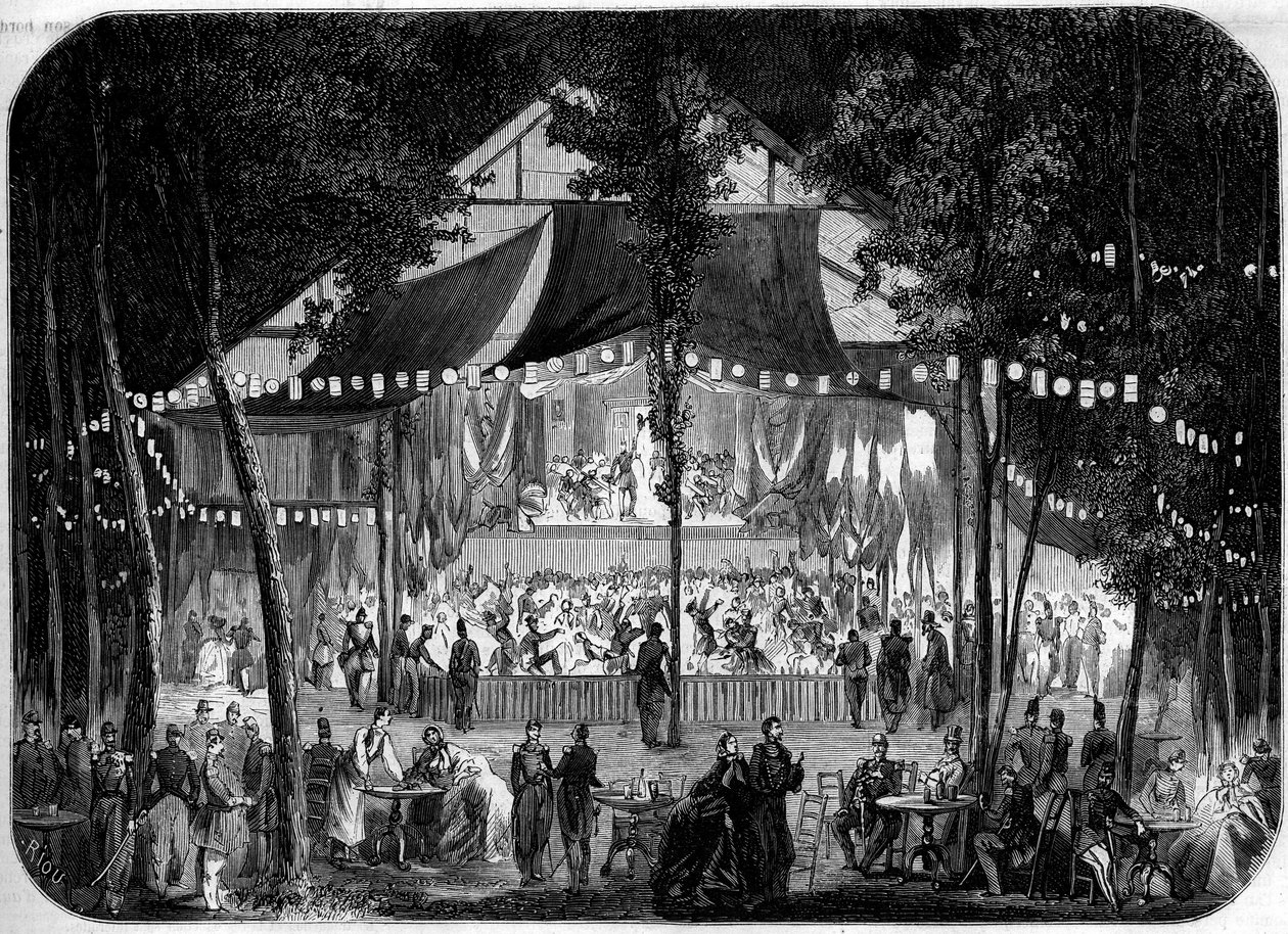 Ball organized at the military camp of Chalons, Marne (51) by French School