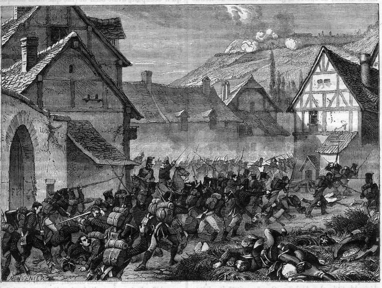 Battle of Laon, 9-19 March 1814 (allied victory under Blucher over Napoleon I) - in 