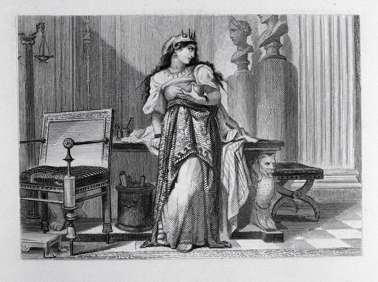 Berenice, illustration for Berenice by Jean Racine by French School
