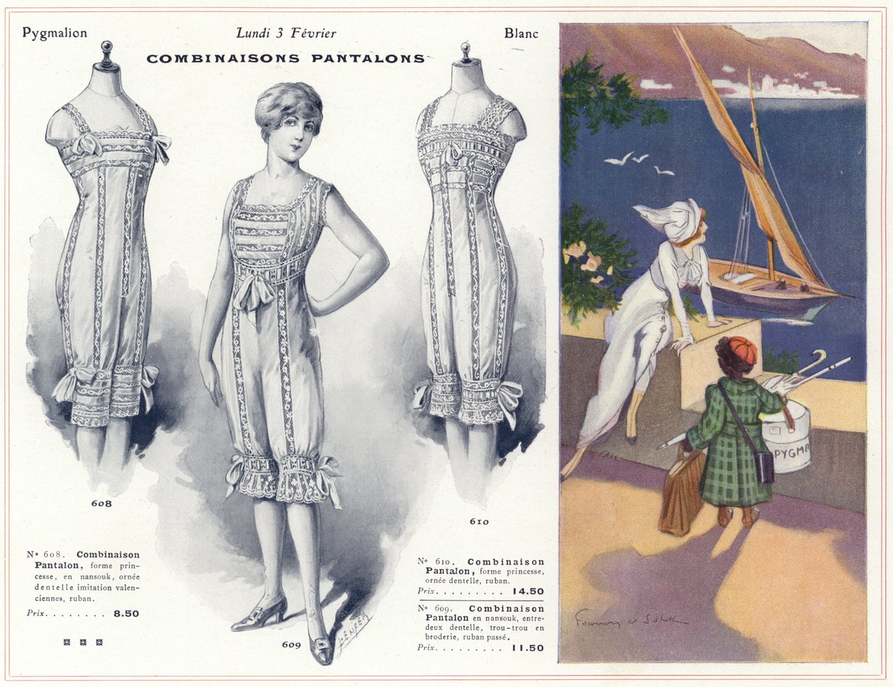Blanc-Toile, Lingerie, Chemises, etc by French School