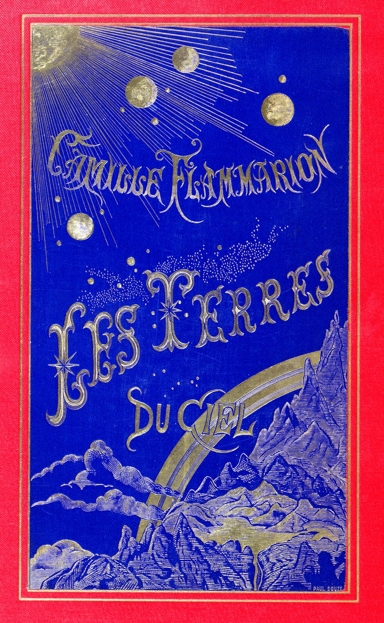 Book cover for Les Terres du Ciel written by Camille Flammarion by French School