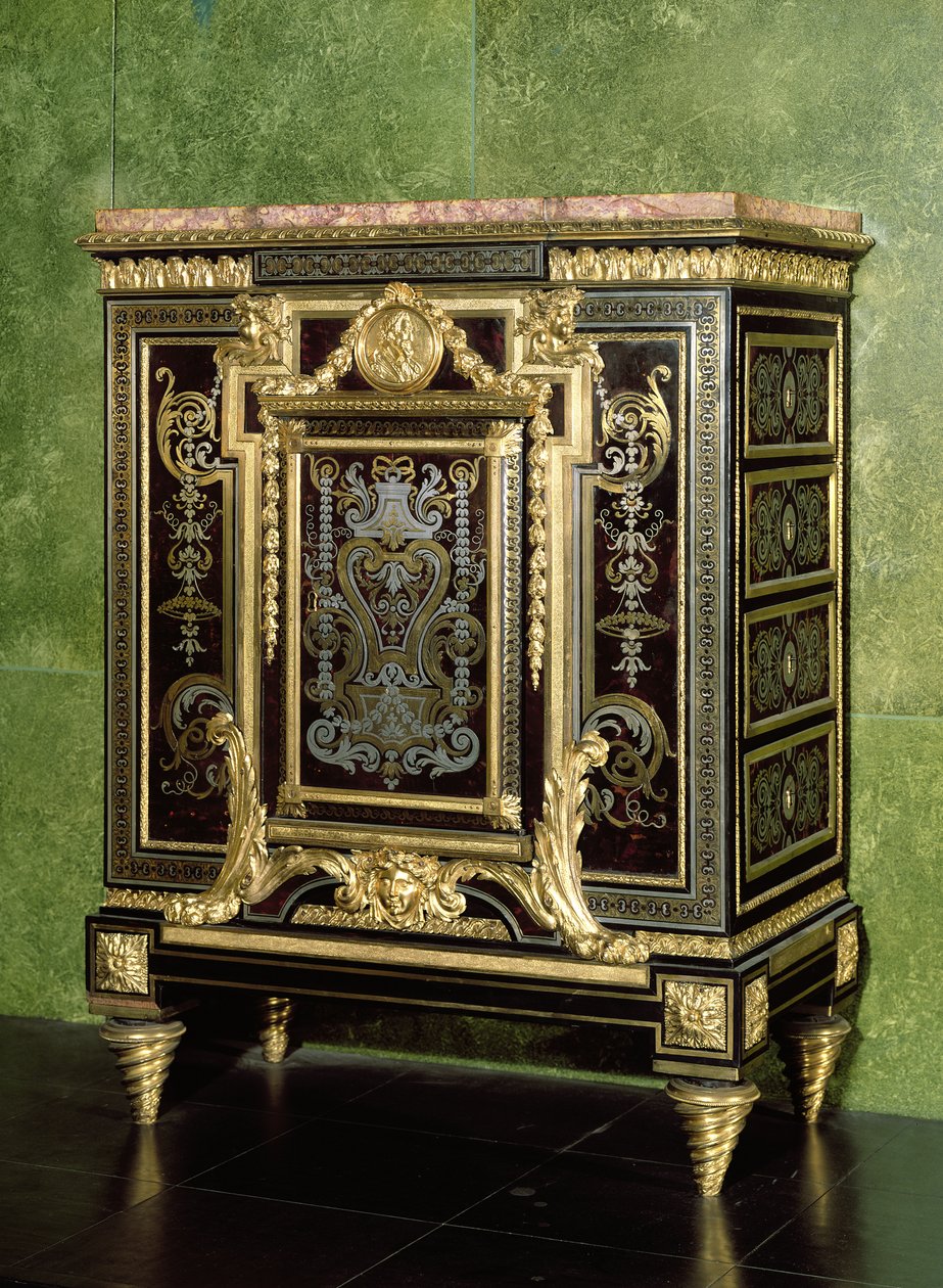 Boulle cabinet, gilt-bronze mounts, late 17th century with later alterations by French School