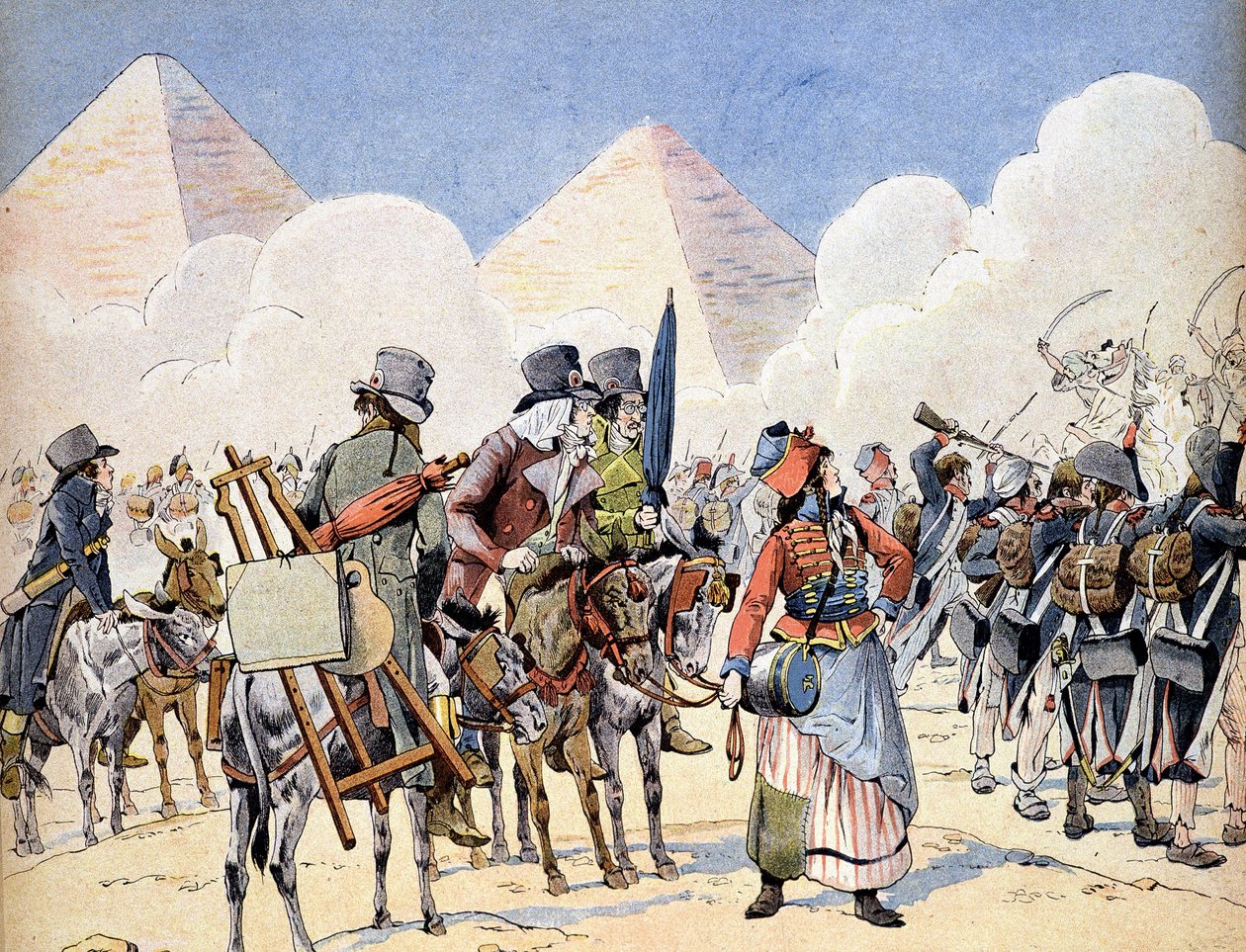 Campaign of Egypt (1798-1801): the French army in Egypt under Napoleon Bonaparte by French School
