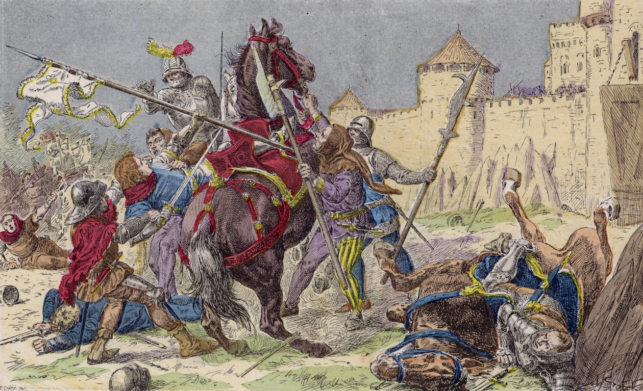 Capture of Joan of Arc by the Burgundians by French School
