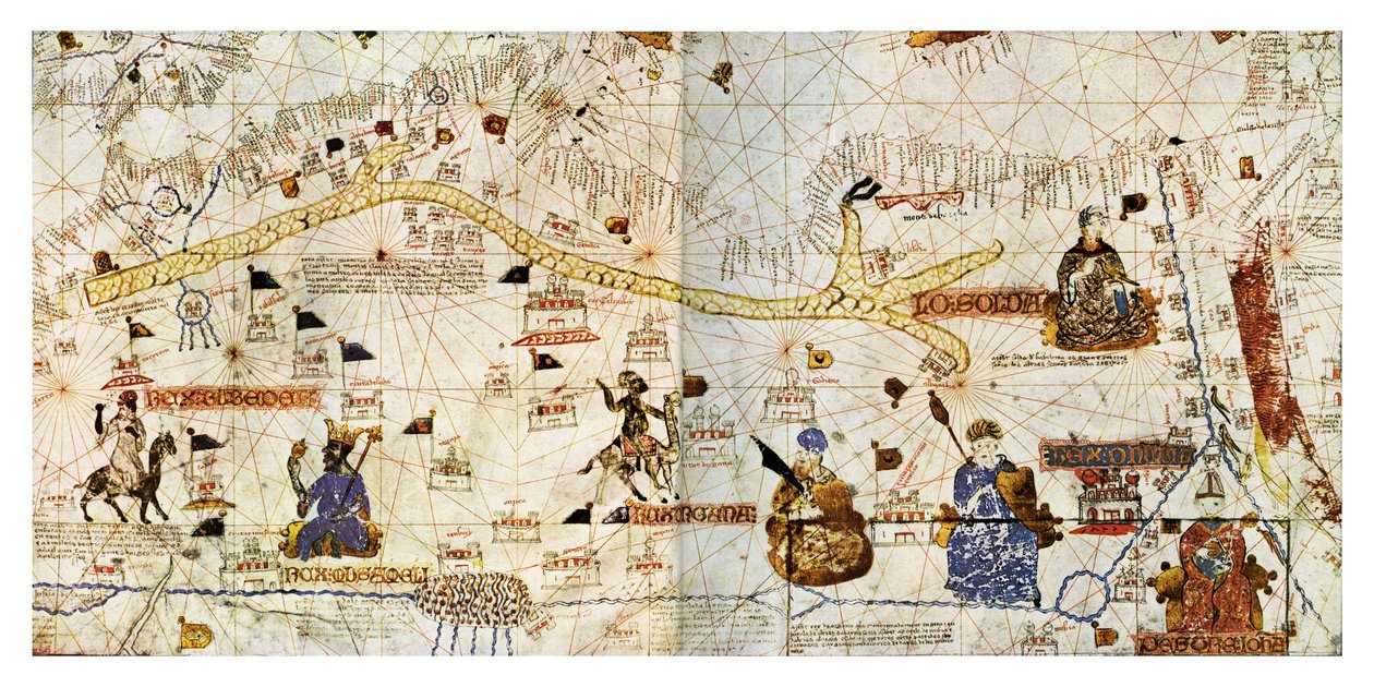 Caravan Routes of the Sahara in 1413, from 