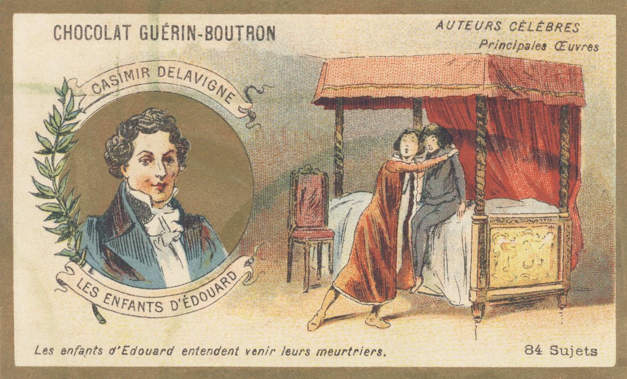 Casimir Delavigne, French poet and playwright, author of 