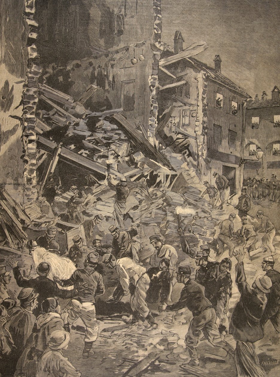 Catastrophe in Biot by French School