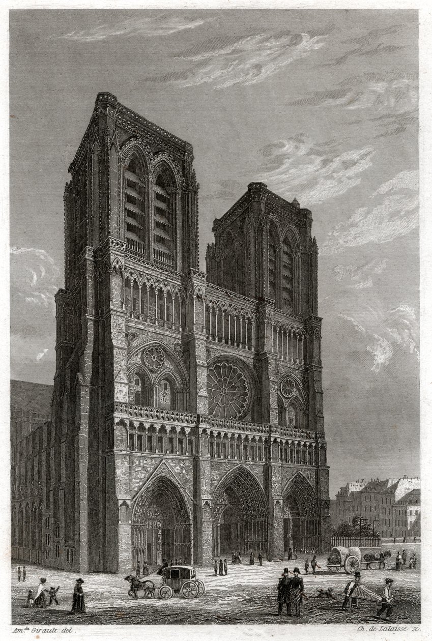 Cathedrale Notre Dame de Paris by French School