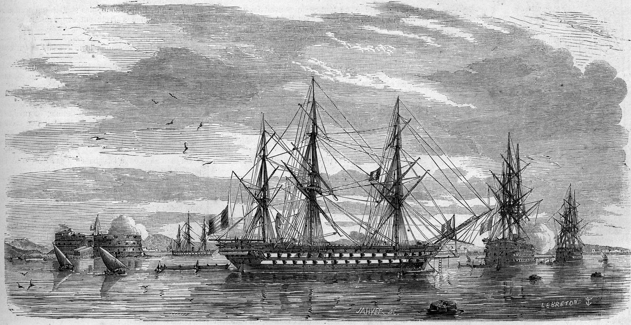 Catholic Fete: Good Friday in Toulon in 1858 by French School