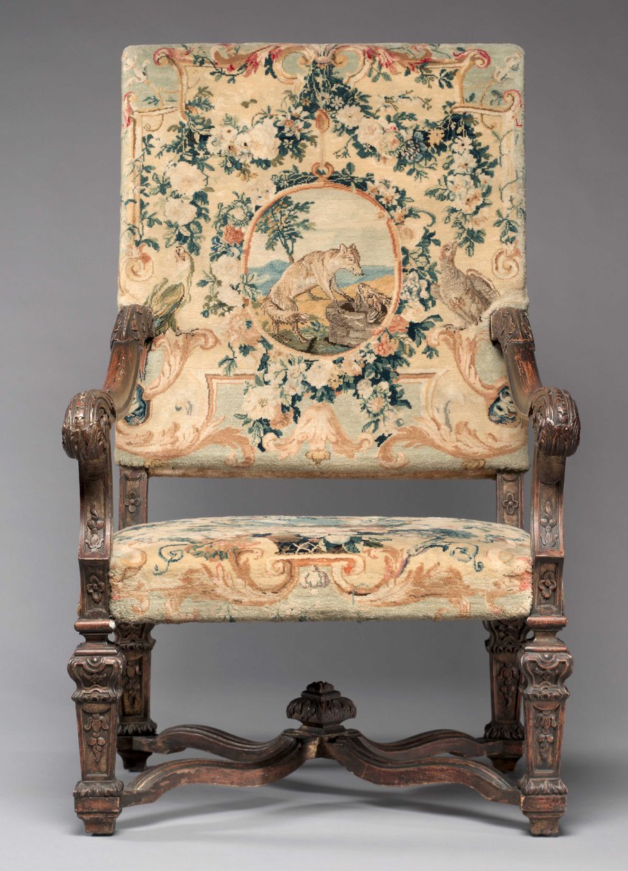 Chair, manufacturer Savonnerie Factory, before 1717 by French School