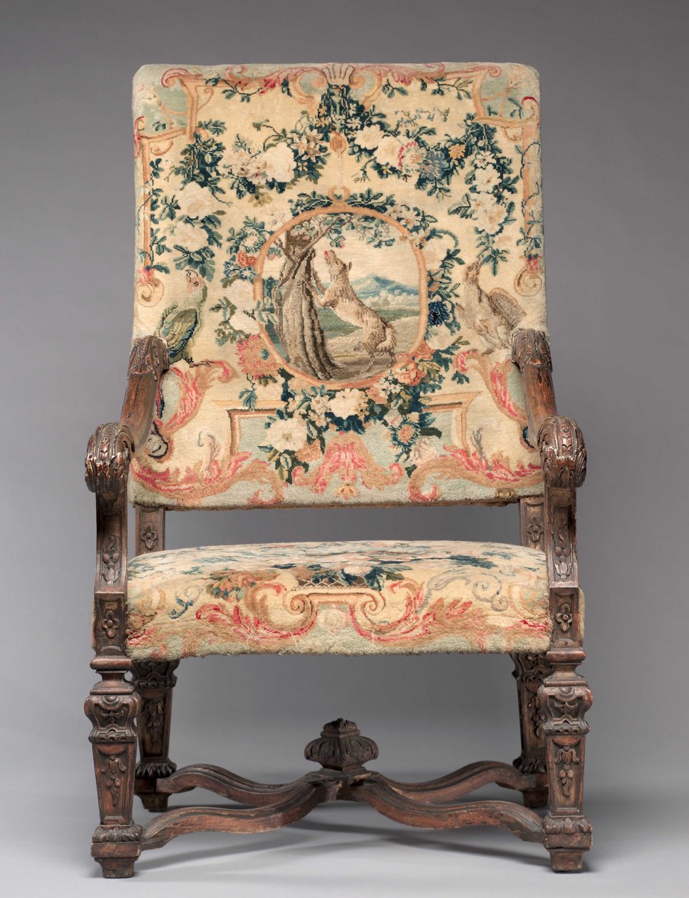 Chair, manufacturer Savonnerie Factory, before 1717 by French School