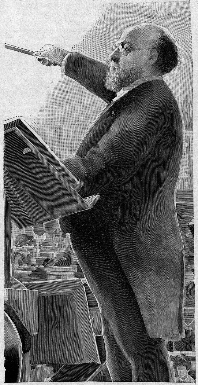 Charles Lamoureux, French violinist, first conductor of the Paris Opera by French School