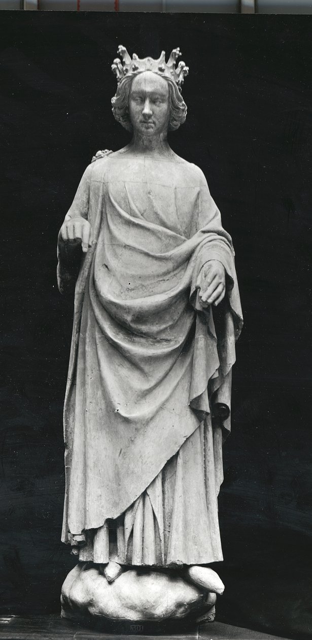 Charles VI, king of France, from Palais de Justice in Poitiers, original late 14th century (plaster cast) by French School