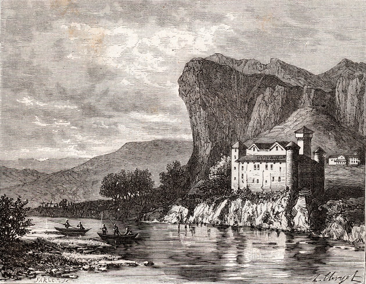Chateau de la Caze en Lozere by French School