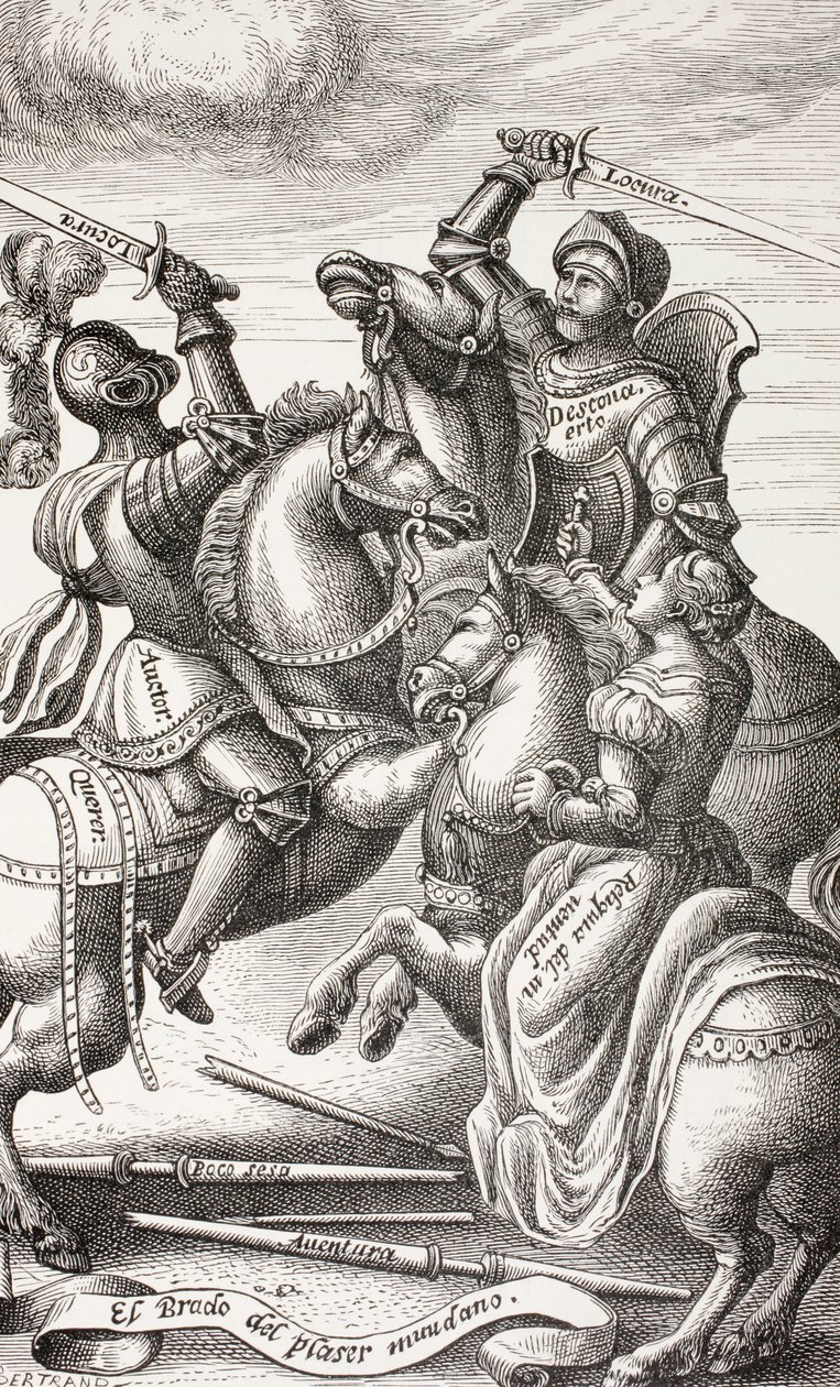 Chivalry Represented by Allegorical Figures, from 'Military and ...