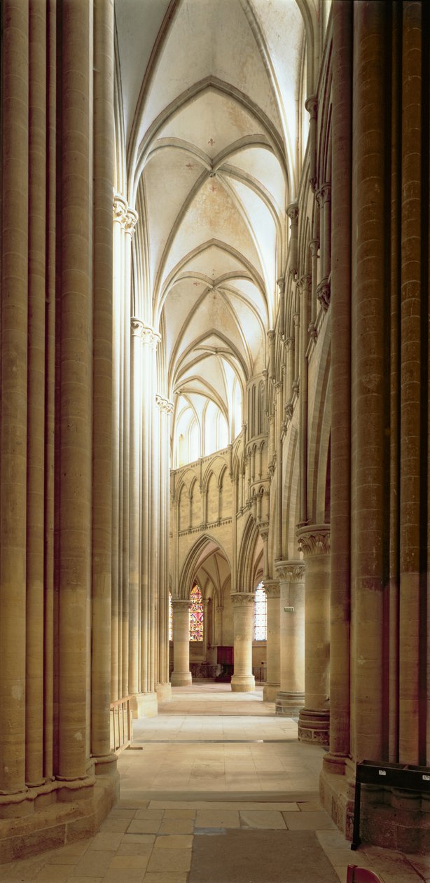 Choir and ambulatory, from the south-east by French School
