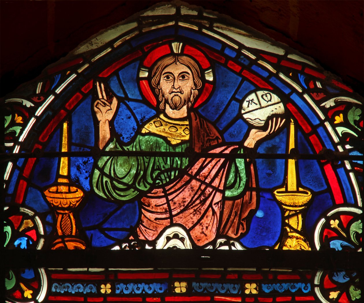 Christ Blessing by French School