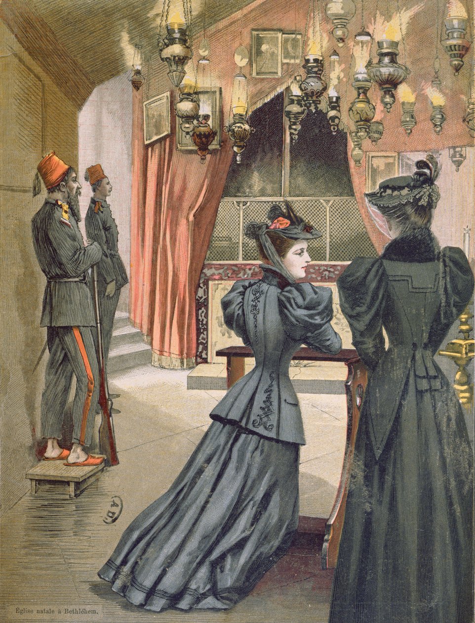 Church of the Nativity, Bethlehem, 1894 by French School